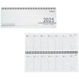 Stylex Schreibtisch Kalender / 32 Blatt / Schreibtischquerkalender 2025