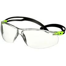 3M SecureFit SF501SGAF-GRN Schutzbrille mit Antibeschlag-Schutz Grün