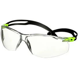 3M SecureFit SF501SGAF-GRN Schutzbrille mit Antibeschlag-Schutz Grün