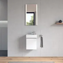 Duravit Vero Air Handwaschbecken 38x25 cm, ohne Überlauf, mit Hahnlochbank, weiß