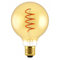 BLULAXA LED Vintage Globelampe 49075 5W E27 warmweiß