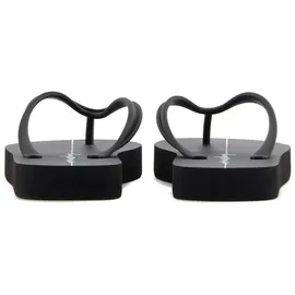 Giorgio Armani Armani Exchange Damen Cooper, Essential, Printed Logo Flip-Flop, Black+ op. White, 41 EU