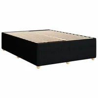 VidaXL Bettgestell ohne Matratze Schwarz 160x200 cm Stoff