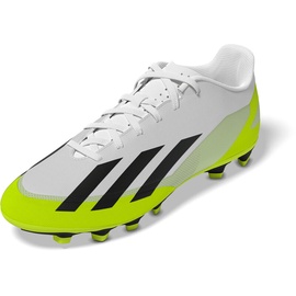 adidas X Crazyfast.4, FxG Multi-Ground Fußballschuhe Herren Fussball-Rasenschuhe ftwwht/cblack/luclem 45 1⁄3