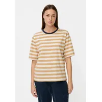 CAMEL ACTIVE T-Shirt mit Streifenmuster in Karamell | Gr.: