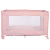 Lorelli Baby Reisebett Laufstall Noemi eine Ebene, seitliche Öffnung, Matratze pink