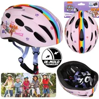 Sarcia.eu Paw Patrol Kinderfahrradhelm IN-Mold, Mädchen, VERSTELLBAR 52-56 cm