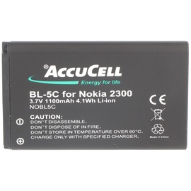 AccuCell Akku für Primo by Doro Li-ion Battery 3.7VDC, 1100mAh, 4,1Wh RCB01P02