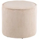 House Nordic Pouf Liv Samt 40 x 35 x 40 cm Beige