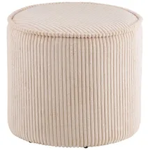 House Nordic Pouf Liv Samt 40 x 35 x 40 cm Beige