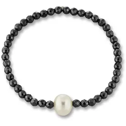 Silberarmband ONE ELEMENT "Hämatit Armband aus 925 Silber", silber, Armbänder, Damen, Damen Silber Schmuck