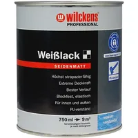 Wilckens Weißlack seidenmatt Weiß 0,75 l