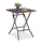 Relaxdays Klapptisch 62 x 62 x 73 cm Braun