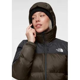 The North Face Outdoorjacke Diablo DOWN Hoodie Jacket Damen, SMOKEY BROWN BLACK heat), Größe XS
