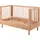 Home Affaire Babybett HOME AFFAIRE "hochwertig, stabil gebaut, Made in Europe, Oberfläche geölt lt. EN71-3", braun (eiche natur geölt), B:144,4cm H:88cm T:74cm, Massivholz, Babybetten, Babybett, 70/140 cm, mit Schlupfsprossen und Lattenrost, höhenverstellbar