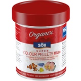 Söll 81920 Organix Super Colour Pellets Micro 130 ml (60 g) - Feines Zierfischfutter mit Farbpigmenten für mehr Farbenpracht und Vitalität von kleinen Fischen in Süß- und Meerwasseraquarium