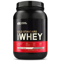 OPTIMUM NUTRITION Gold Standard Whey 908g Dose / Cookies and Cream