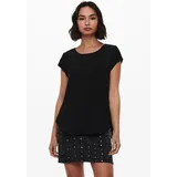 Only Blusentop ONLVIC Schwarz 44