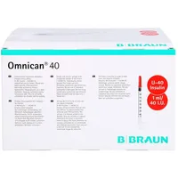 B. Braun Omnican® 40, U-40, steril, 1ml, 3-teilig, mit