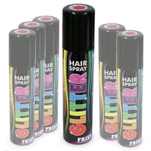 Fries Haarfarbe Haarspray Glitter 30203 rot 100 ml