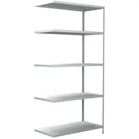 SCHULTE Regalwelt Anbauregal Metall 200 cm x 100 cm x 50 cm Weiß