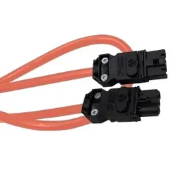 Schneider Electric NSYLAM1MN Orangefarbenes Verbindungskabel, 1,5 m lang, für mehrfache IEC-LED-Lampen