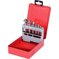 KS Tools HSS Co 5 Kegel-Entgratsenker-Satz, Stahlblechkassette 6-teilig