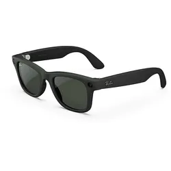 Ray-Ban Meta Wayfarer, matt Schwarz, selbsttönend Klar - Graphit, AI Glasses