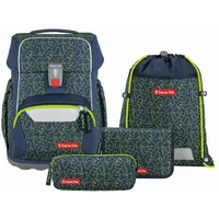 Step By Step Basis 4-tlg. Green Geometric