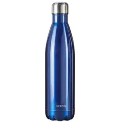 CARYO Wasserflasche aus Edelstahl in blau