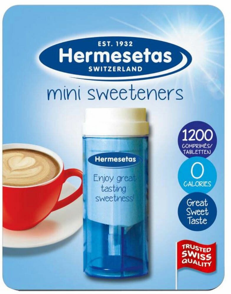 Hermesetas Mini Sweets 1200 pc(s) comprimé(s)