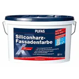 (11,99€/L) Pufas Silikonharz Fassadenfarbe schlagregendicht Abperleffekt  5L