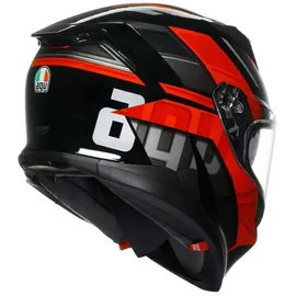 AGV K7 Taurax Helm, schwarz/rot, S