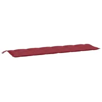 VidaXL Gartenbank-Auflage Weinrot 200x50x7 cm Oxford-Gewebe