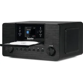 TechniSat DIGITRADIO 570 CD IR – Stereo DAB+ Internetradio (CD-Player, WLAN, UKW, Bluetooth-Audiostreaming, Spotify, USB, Wecker, Wifi Streaming, AUXin, Equalizer, Fernbedienung, 2 x 5 Watt) schwarz