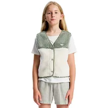 Roxy Iconic Color Block Weste Oil Green 176