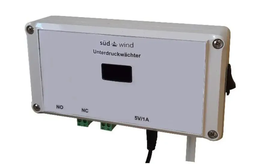 Südwind Unterdruckwächter ? -50 bis +50 Pa ? 230 V ? 500 W Schaltleistung ? für ...