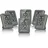 6er Set grau