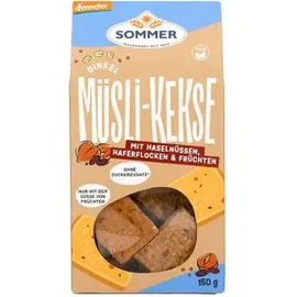 Sommer Müsli-Kekse Haselnuss 150 g