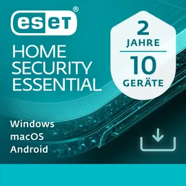 ESET Home Security Essential 2025 10 Geräte 2 Jahre DE Win Mac Android