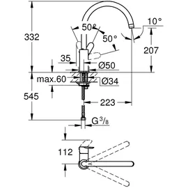 Grohe Start Edge chrom 31369001