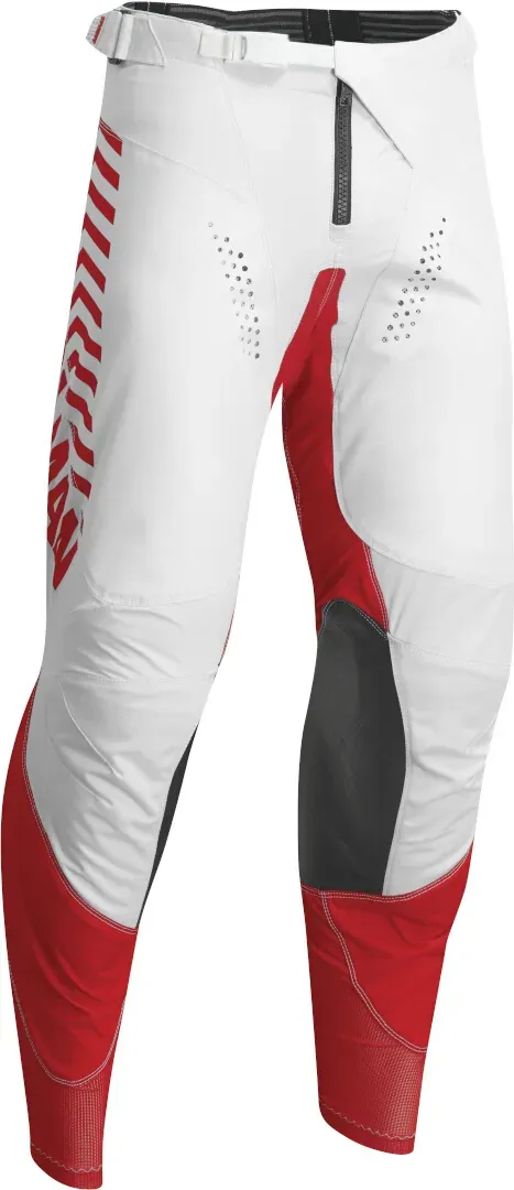 Thor Hallman Differ Slice Motorcross broek, wit-rood, 30 Voorman