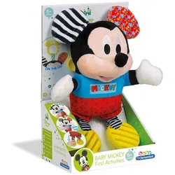 Clementoni Disney Baby - Plüsch Mickey mit Beißring - Erste Aktivitäten