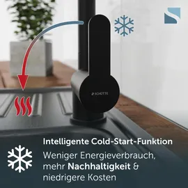 Schütte LONDON Spültischarmatur Niederdruck Schwarz