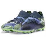 Jr Fußballschuhe - Gray Skies / White / Fizzy Apple - EU 28