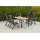 Merxx Tilos Gartentisch 150 x 90 x 74 cm Braun/Grau