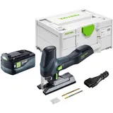 Festool PSC-E 18 EB-Basic Pendelstichsäge 18 V + 1x Akku 5,0 Ah + Systainer