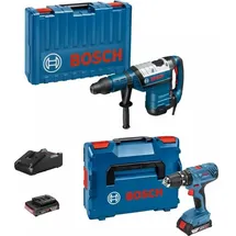 Bosch GSB 18V-21 Professional inkl. 2 x 2,0 Ah + L-Boxx (06019H1109)