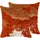 Beliani Sagenia Dekokissen 45 x 45 cm Orange