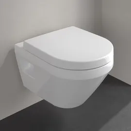 Villeroy & Boch Architectura Wand-WC mit WC-Sitz Weiß Alpin CeramicPlus